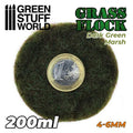 Green Stuff World Electrostatic Grass Flock DARK GREEN MARSH 4-6mm (200ml)