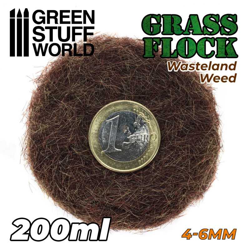 Green Stuff World Electrostatic Grass Flock WASTELAND WEED 4-6mm (200ml)