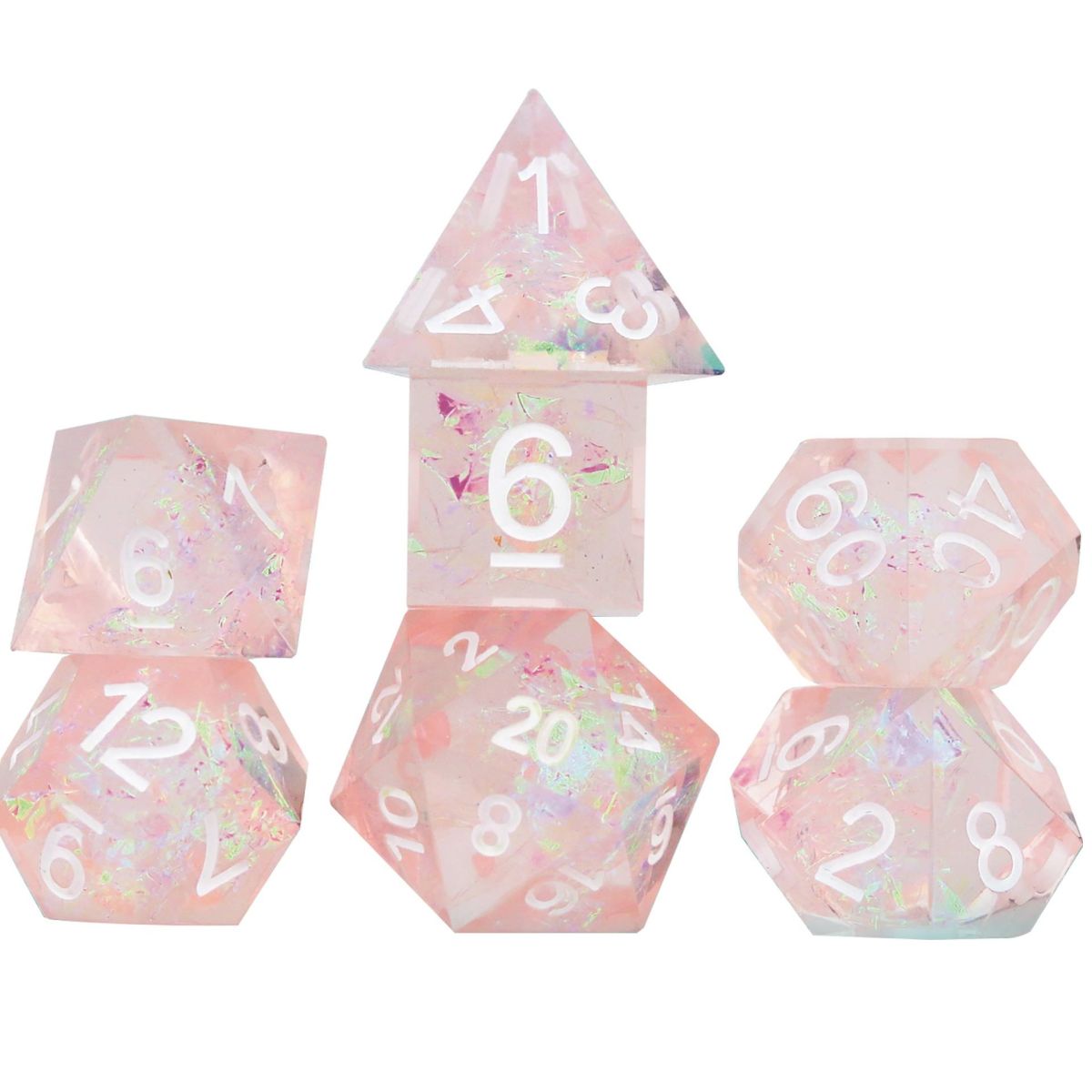 Sirius Dice Set Sharp Pink Fairy - SDZ0014-05