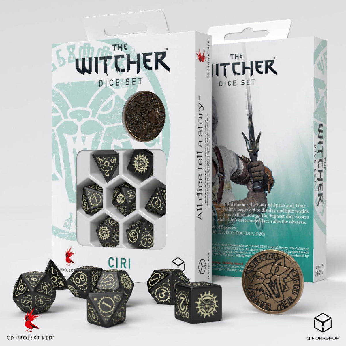Q Workshop The Witcher Dice Set. Ciri The Zireael