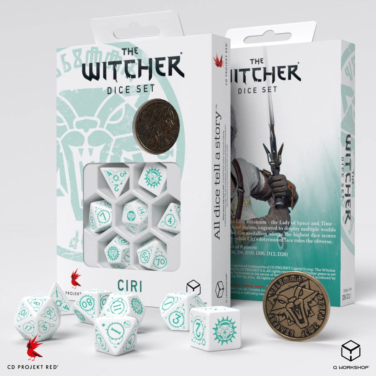 Q Workshop The Witcher Dice Set. Ciri The Law of Surprise