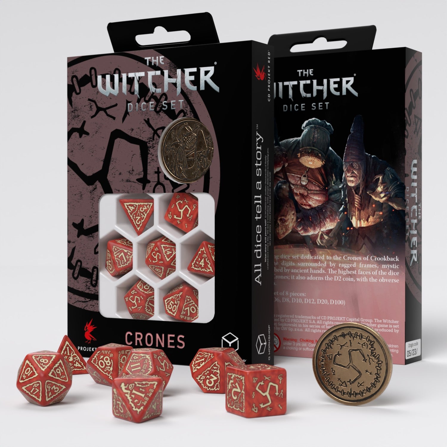 Q Workshop The Witcher Dice Set. Crones Brewess