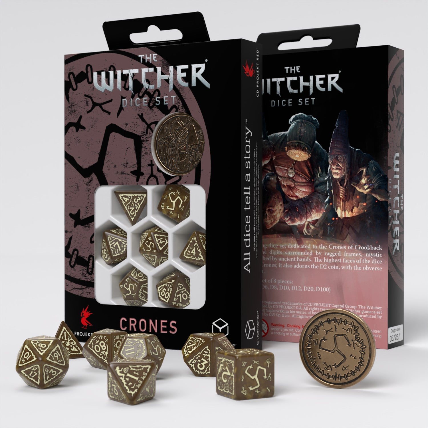 Q Workshop The Witcher Dice Set. Crones Weavess