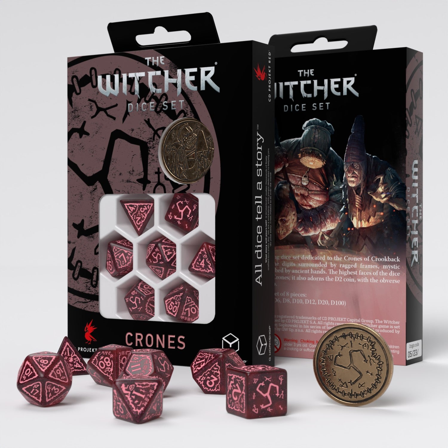 Q Workshop The Witcher Dice Set. Crones Whispess