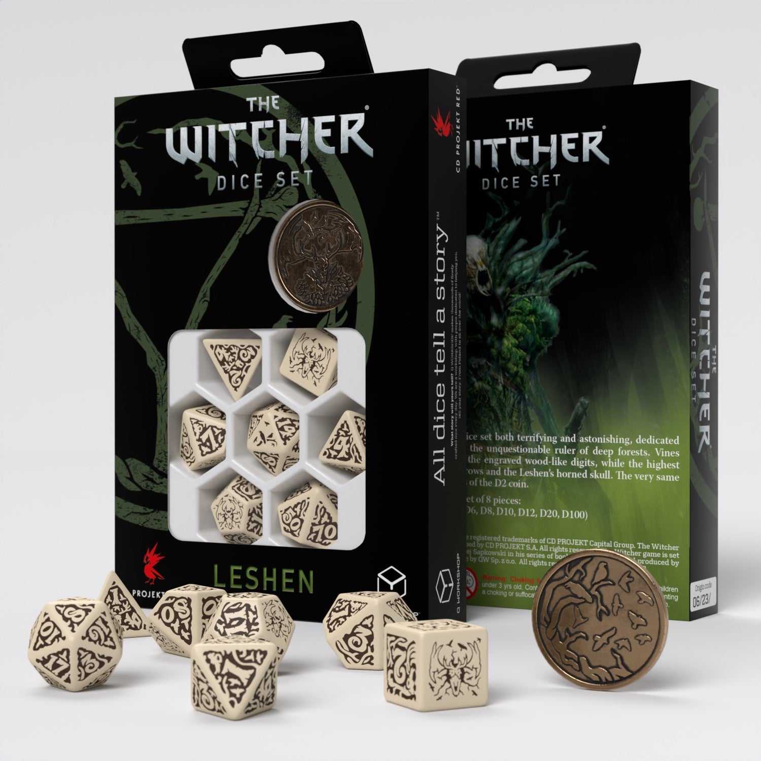Q Workshop The Witcher Dice Set. Leshen The Master of Crows