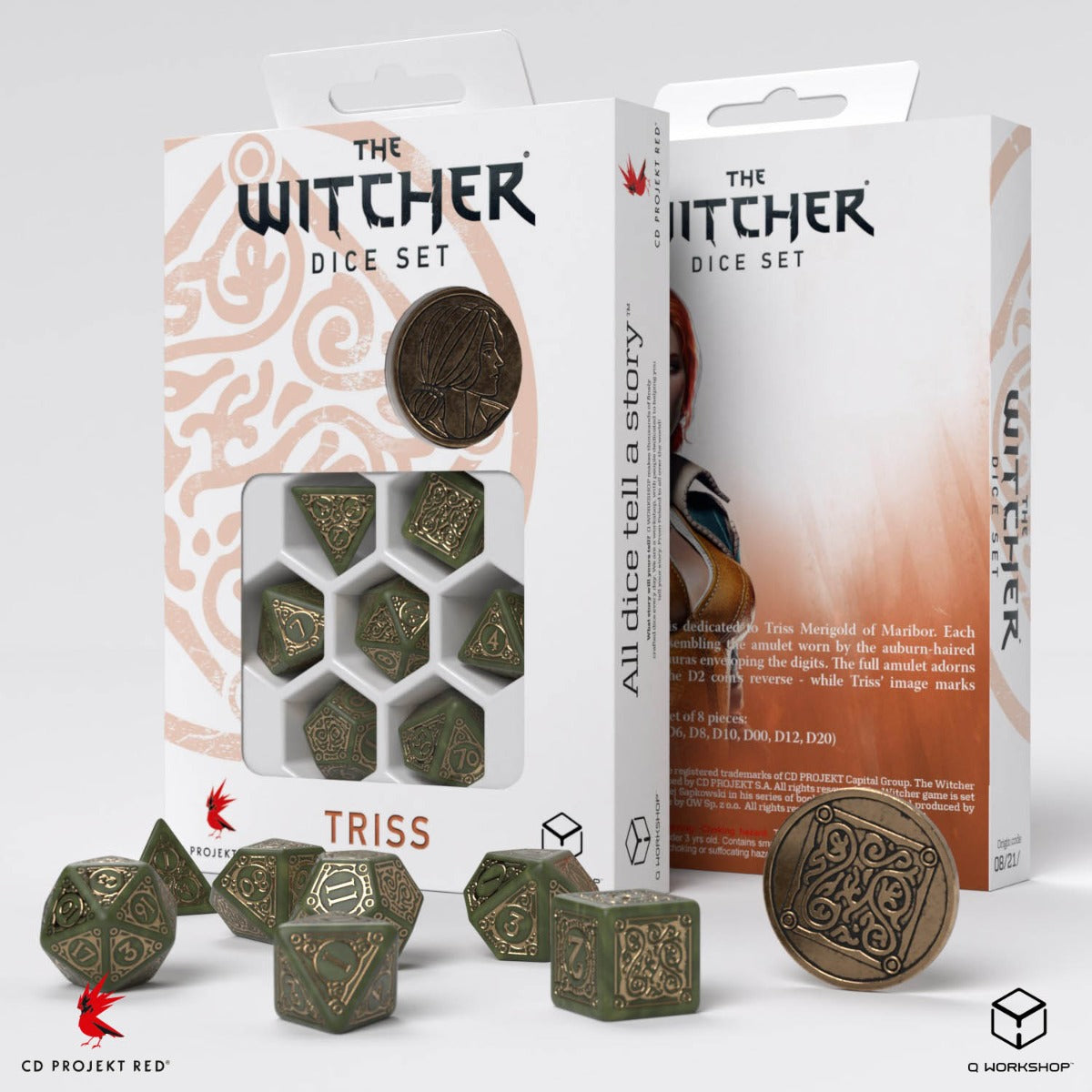 Q Workshop The Witcher Dice Set. Triss The Fourteenth of the Hill