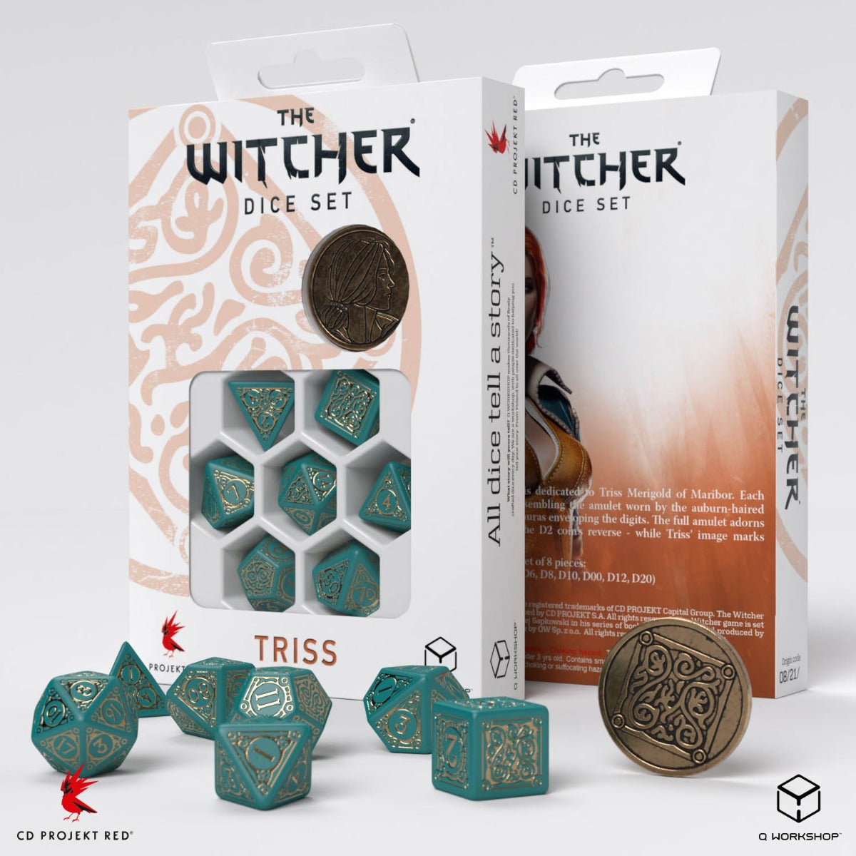 Q Workshop The Witcher Dice Set. Triss The Beautiful Healer