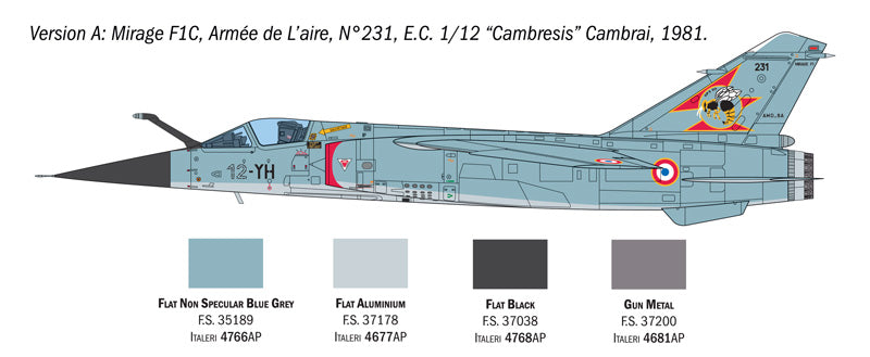 Italeri MIRAGE F1 C/CR (4)