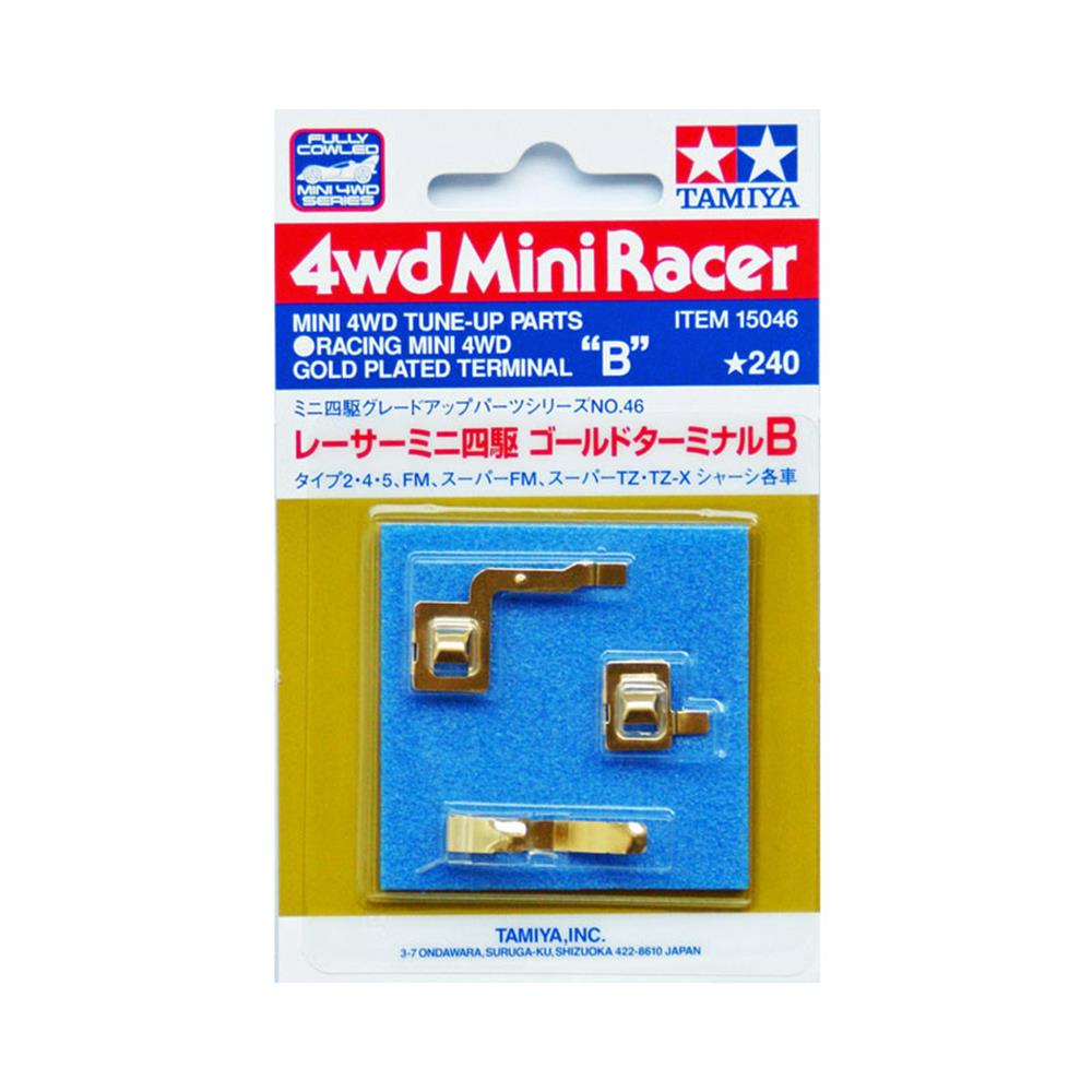 Tamiya 15046 Mini 4WD Gold Plated Terminals B (8278086353133)