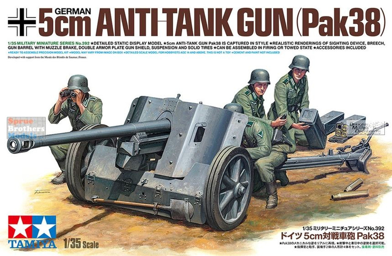 Tamiya 1/35 5cm PAK38 ANTI TANK GUN