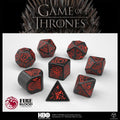 Q Workshop GOT/00190166/2025/3/A Game of Thrones Dice Set: Targaryen (9250515189997)