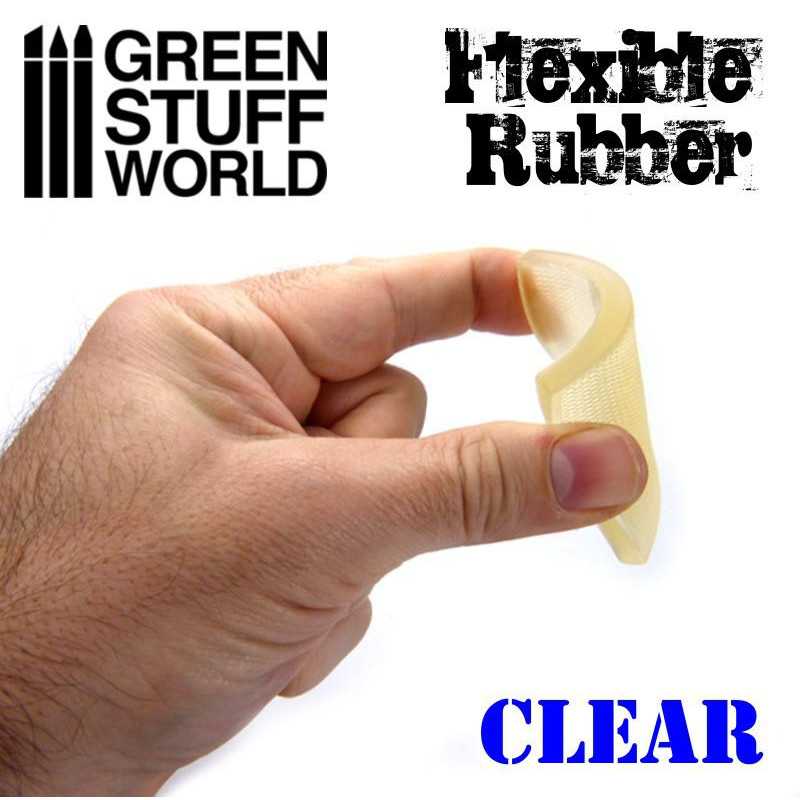 Green Stuff World Rubber Plate Texture CHAINMAIL Texture Plate S Size 1mm