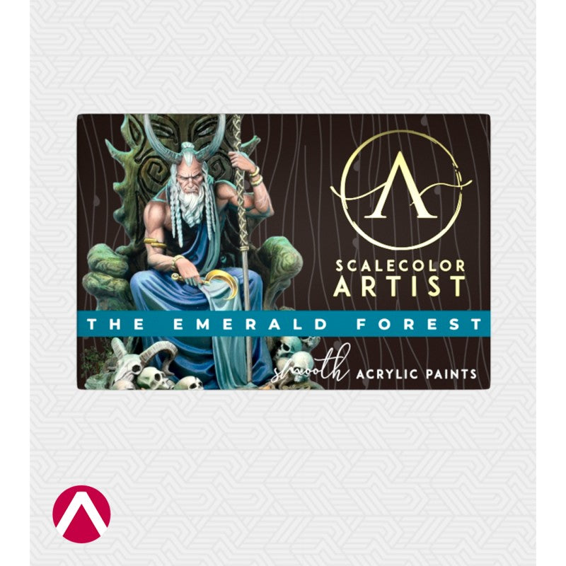 Scale 75 SSAR-012 Scalecolor Artist The Emerald Forest Paint Set (9210243219693)