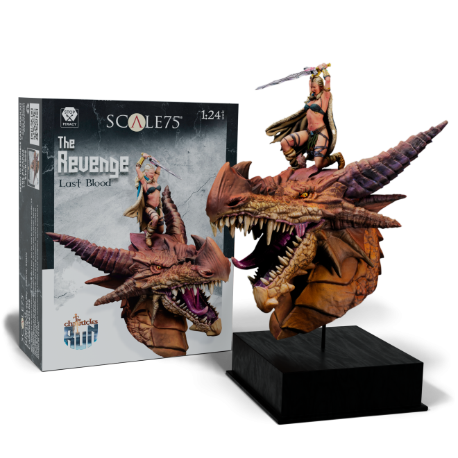 Scale 75 Busts The Chronicles of Run Thaal Dragon Fury 1:12 (22)
