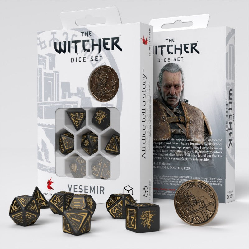 Q Workshop The Witcher Dice Set. Vesemir The Sword Master
