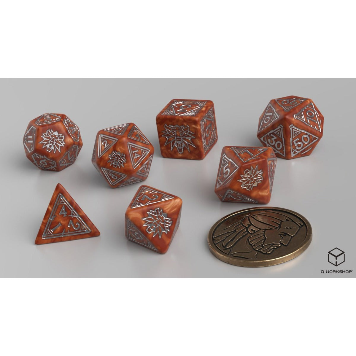 Q Workshop The Witcher Dice Set. Geralt The Monster Slayer