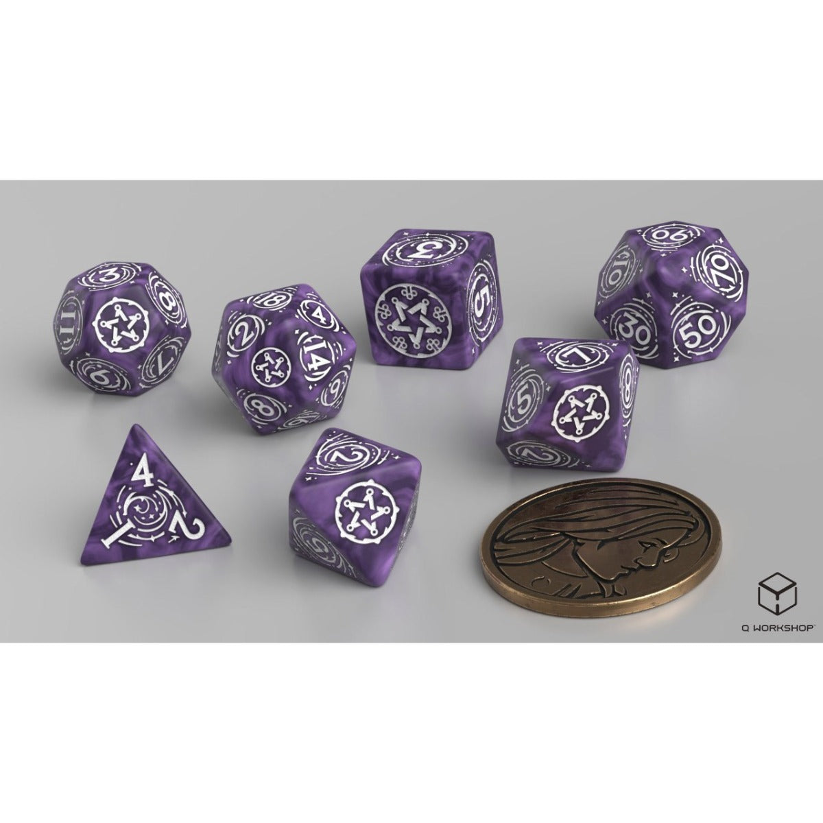 Q Workshop The Witcher Dice Set. Yennefer Lilac and Gooseberries