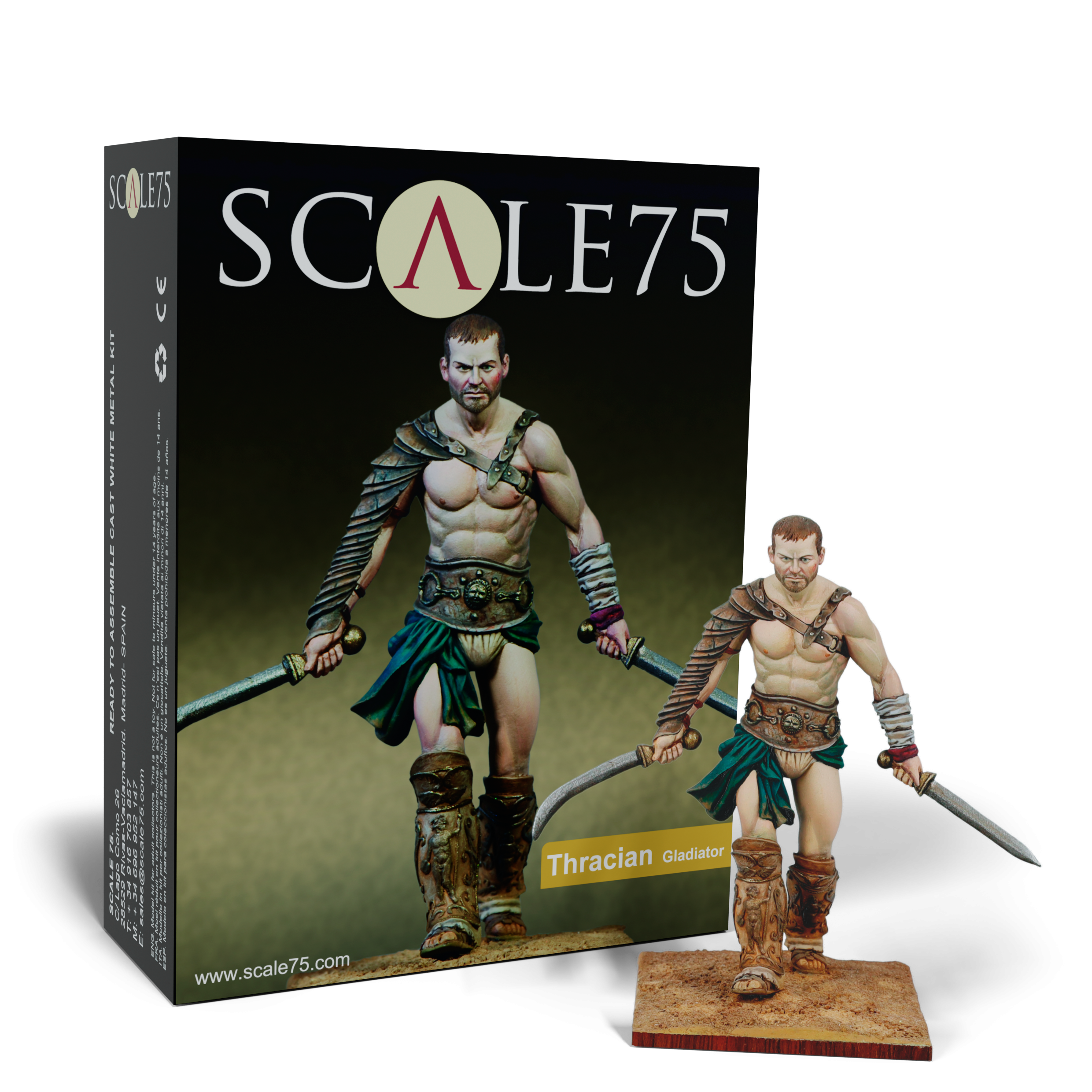 Scale 75 Figures Rome Thracian Gladiator 75mm (2)