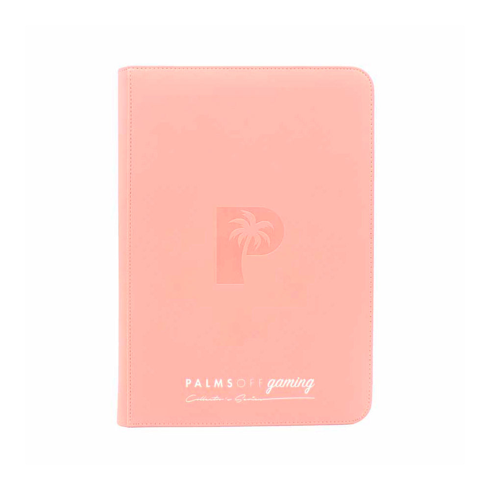 Palms Off Collector's Series Top Loader Zip Card Binder Pink