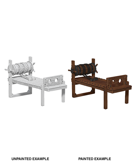 WizKids 73418 Deep Cuts Unpainted Miniatures: Torture Rack (9003794563309)