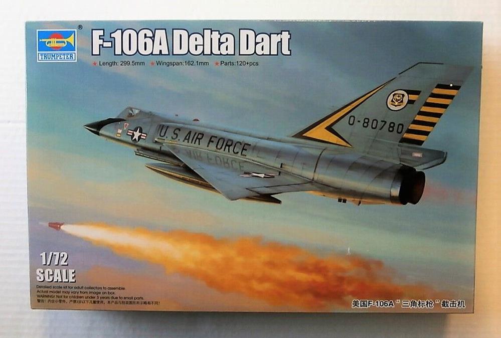 Trumpeter 01682 1/72 US F-106A Delta Dart (8948586643693)