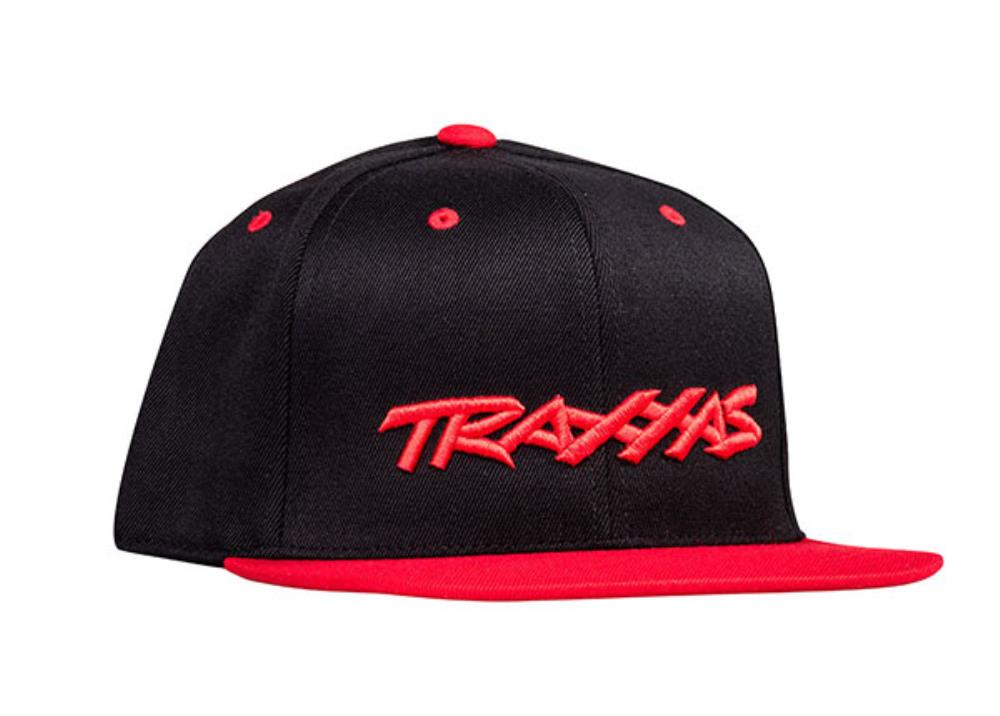 Traxxas 1183-BLR - Snap Hat Flat Bill Black/Red (8827963900141)