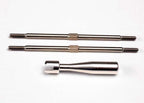 Traxxas Titanium 94mm Front Tie Rod RC Turnbuckle Set with Billet Aluminium Wrench (2)