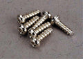 Traxxas 2674 - Screws 2X6Mm Roundhead Self-Tapping (6) (8827587395821)