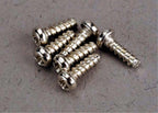 Traxxas Screws 2x6mm Roundhead Self-Tapping RC Spare Part (2)