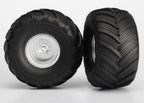 Traxxas Monster Truck Terra Groove RC Wheel & Tyre Set (White, 2) (3)