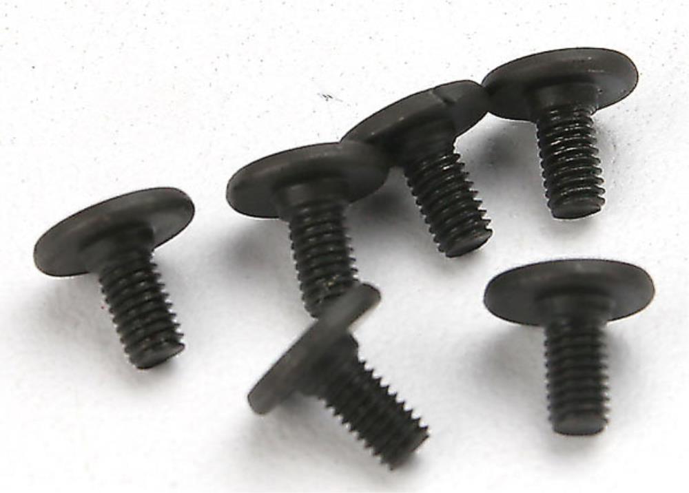 Traxxas 3932 - Screws 3x6mm flat-head machine (hex drive) (6) (769063092273)