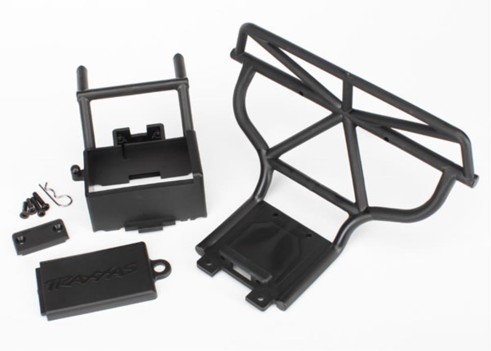 Traxxas Bumper (Rear) and Battery Box RC Car Part (2)