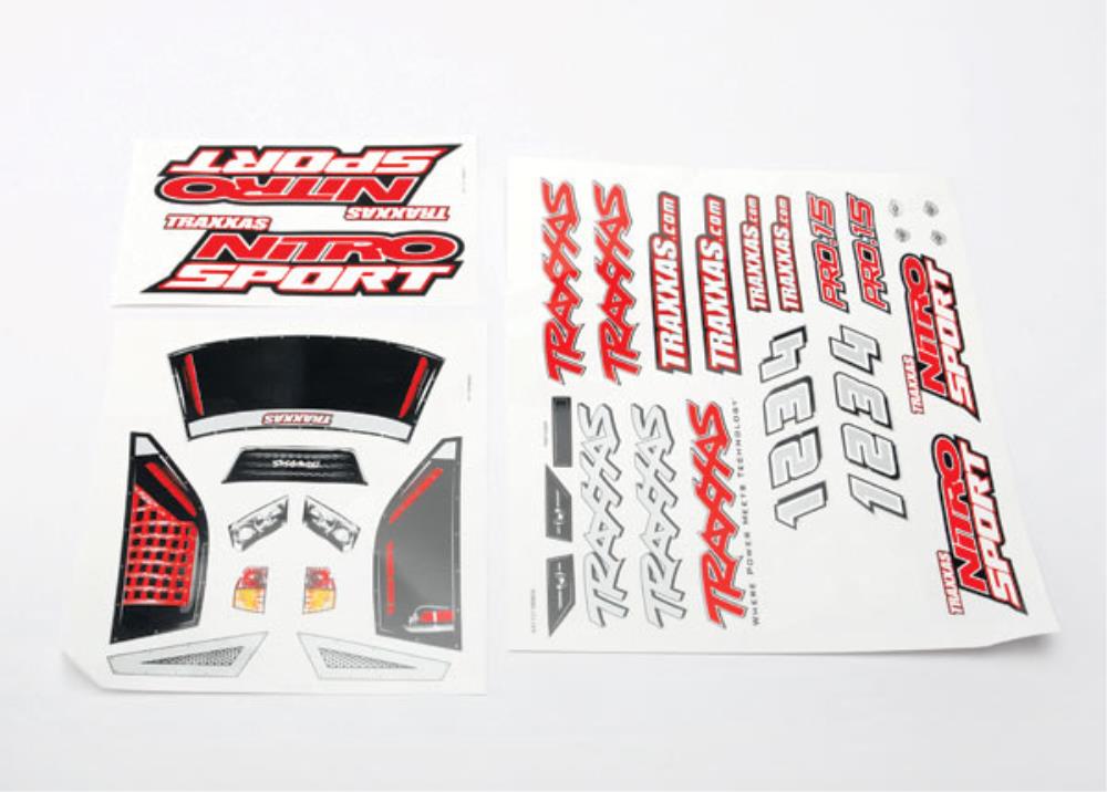 Traxxas 4513R - Decal Sheets Nitro Sport (8827968815341)