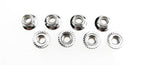 Traxxas 5147X - Nuts 5mm flanged nylon locking (steel serrated) (8) (8827970519277)
