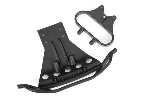 Traxxas Front Mount & LED Lens Black RC Bumper