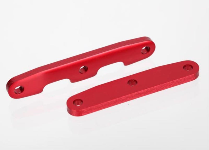 Traxxas 6823R - Bulkhead Tie Bars Front & Rear Aluminum (Red-Anodized) - Hobby City NZ