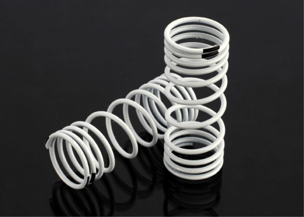 Traxxas Front Progressive Rate RC Spring (White) (2)
