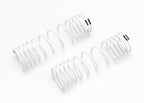 Traxxas Rear Progressive Rate RC Spring (White, Set of 2) (2)