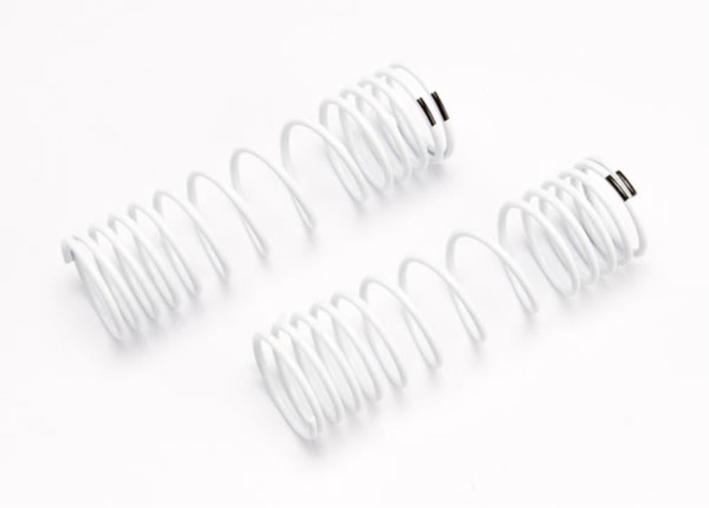 Traxxas Rear Progressive Rate RC Spring (White, Set of 2) (2)