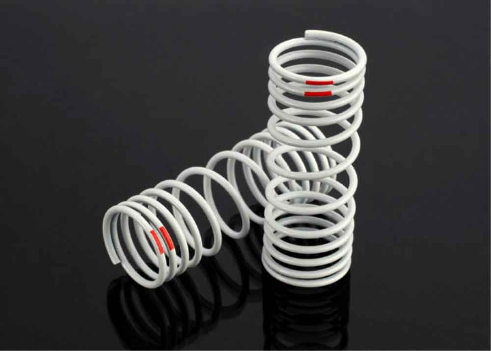 Traxxas 6861 - Springs Front (Progressive -20% Rate Orange) (2) (8827952857325)
