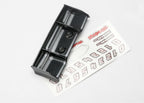 Traxxas Wing E-Revo Exo-Carbon Finish & Decal Sheet RC Car Body Part 1/16 Scale (2)