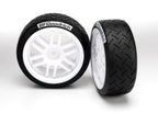 Traxxas Assembled Glued Rally Wheels & BFGoodrich Rally Tyres RC Wheel & Tyre Set (2)