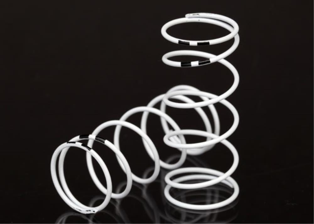 Traxxas 7444 - Spring shock white (GTR long) (0.767 rate black) (1 pair) (7540672626925)