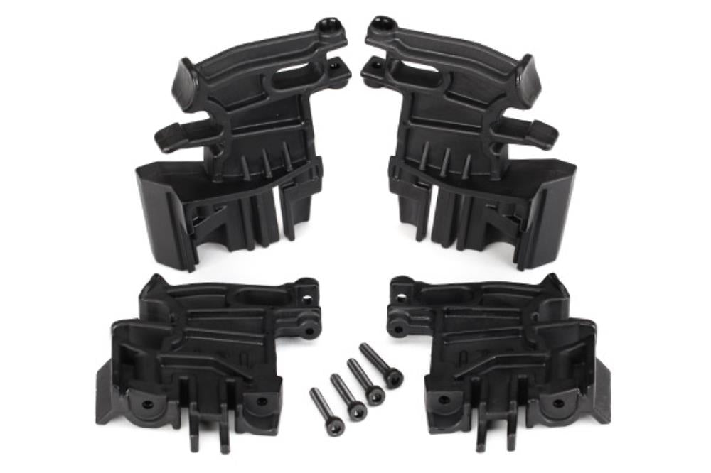 Traxxas 7718 - Battery hold-down mounts left (2)/ right (2)/ 3x18mm CS (4) (769136427057)