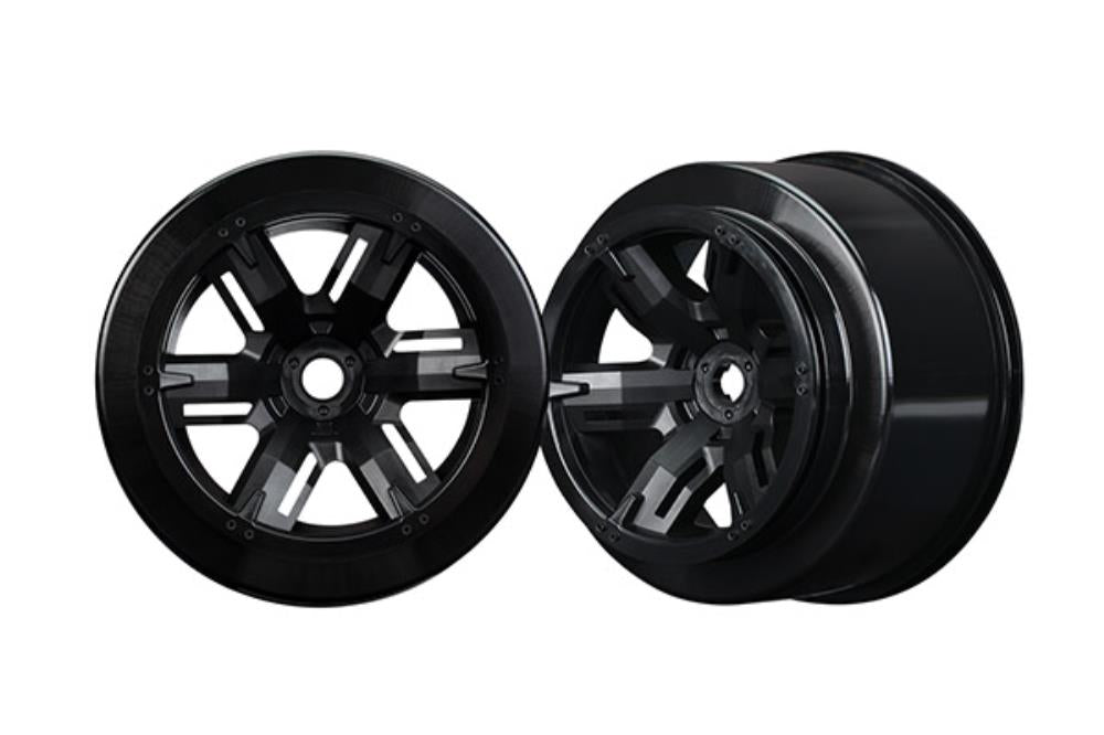 Traxxas 7771 - Wheels X-Maxx Black (Left & Right) (769138360369)