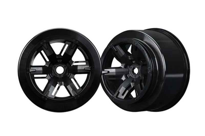 Traxxas 7771 - Wheels X-Maxx Black (Left & Right) - Hobby City NZ
