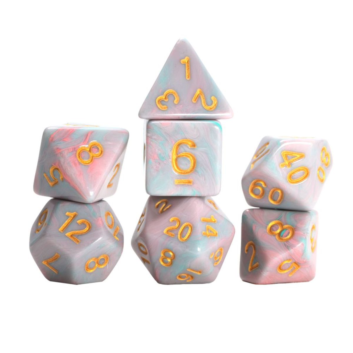 Sirius Dice Set Pink Unicorn - SDZ0021-01