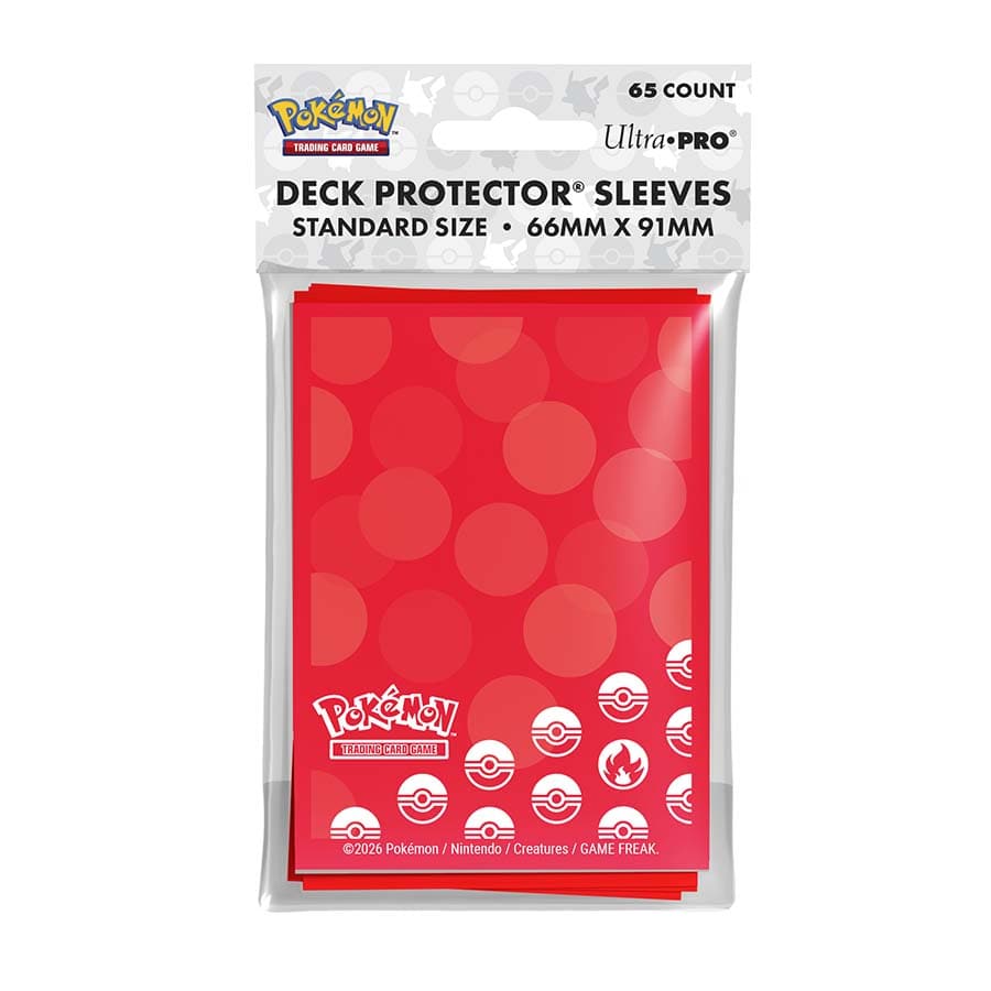 Ultra Pro Pokemon Deck Protector Sleeves: Energy: Fire (65 Count) - UP16743