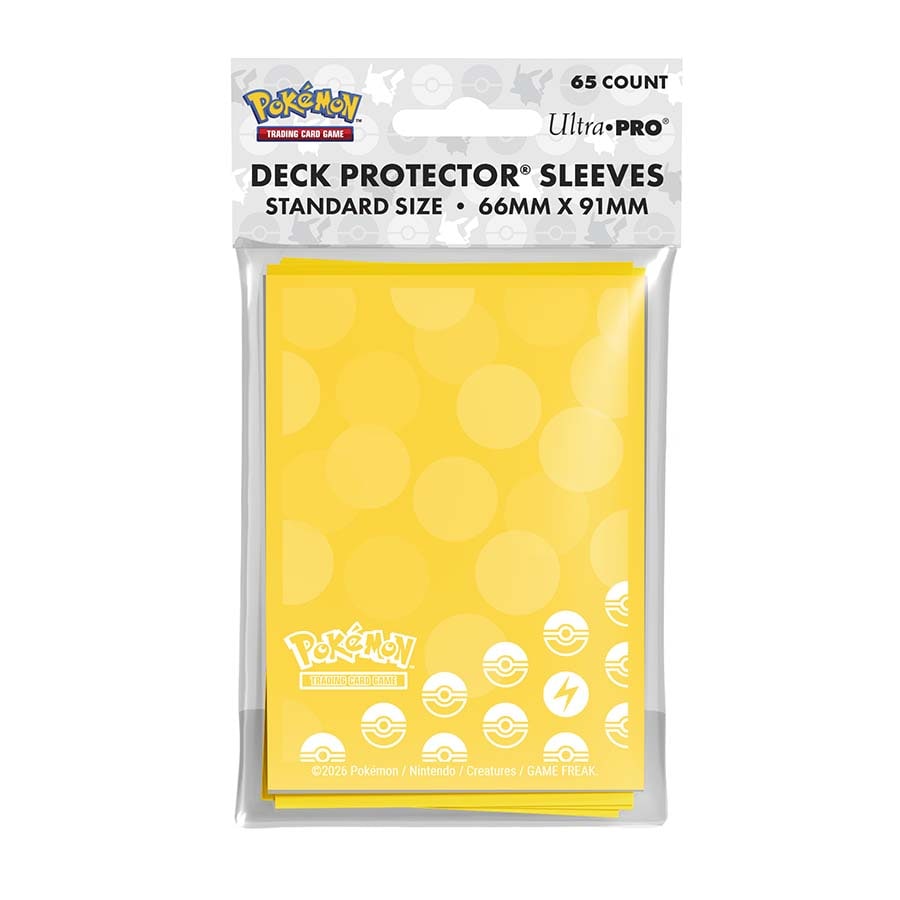 Ultra Pro Pokemon Deck Protector Sleeves: Energy: Lightning (65 Count) - UP16745