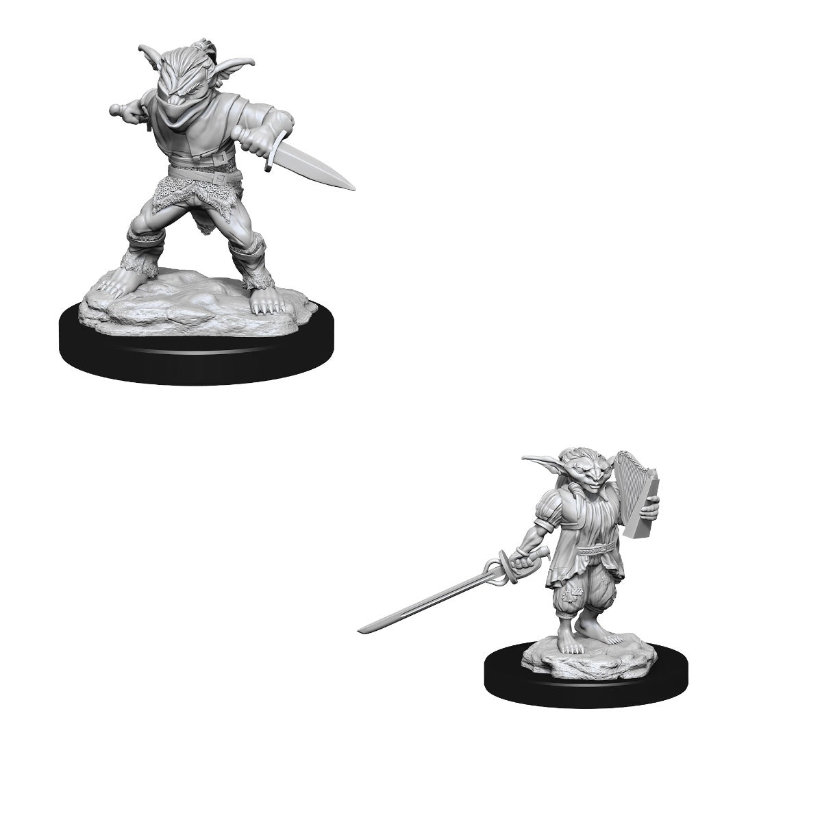 WizKids D&D Nolzur's Marvelous Miniatures: Male Goblin Rogue & Female Goblin Bard - WZK90309